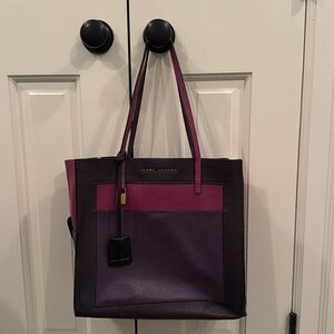 Marc Jacobs leather Purple Tote Bag